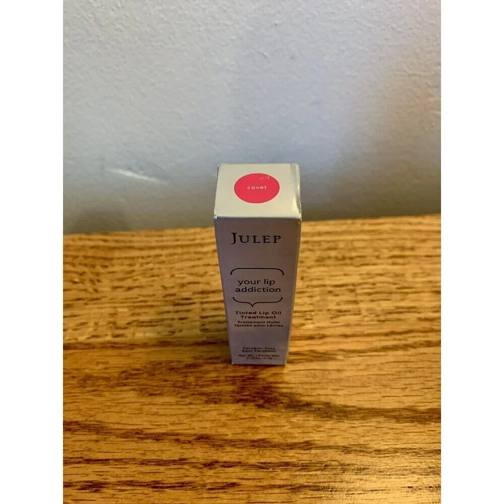 Julep Your Lip Addiction Tinted Lip Oil Treatment COVET (NIB) 0.14 Oz Pink HTF